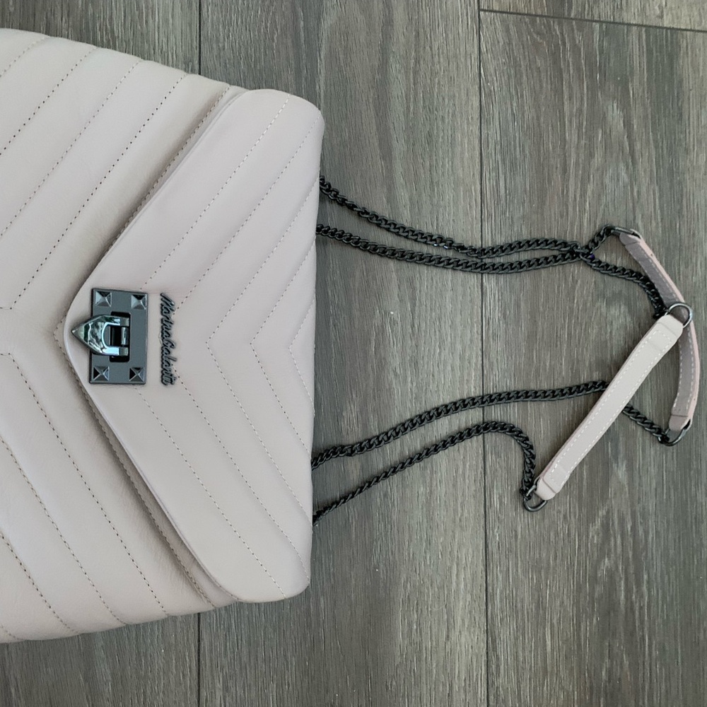 Marina Galanti leather pink bag made in Italy